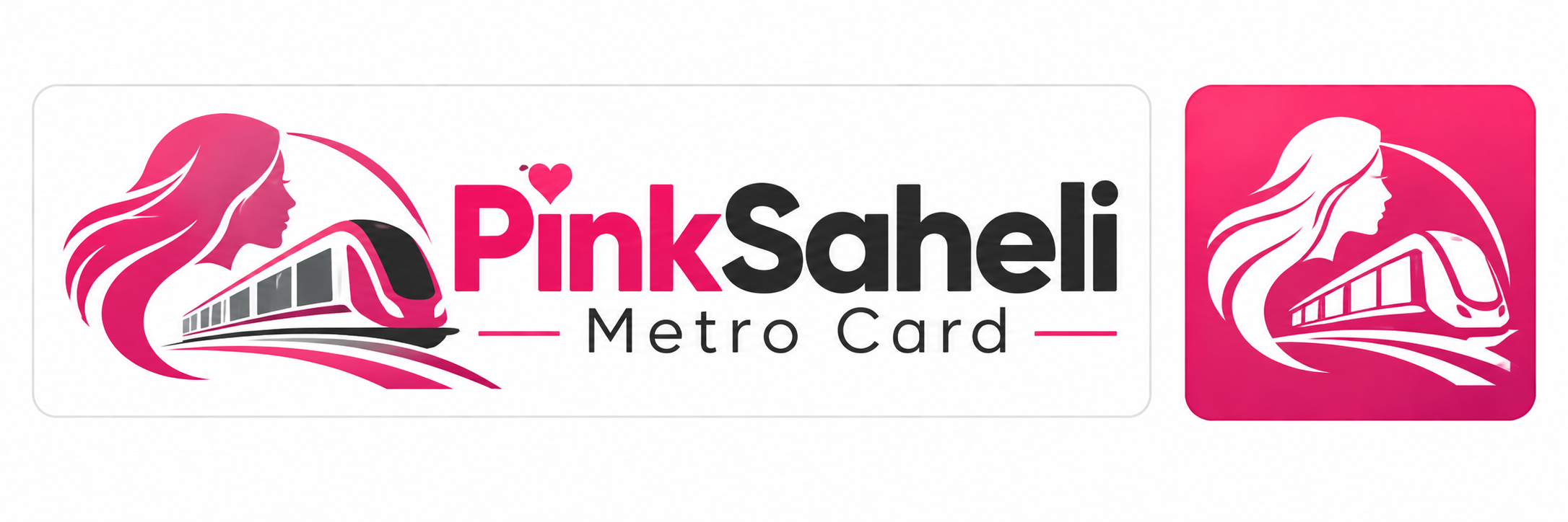 Pink Saheli Metro Card